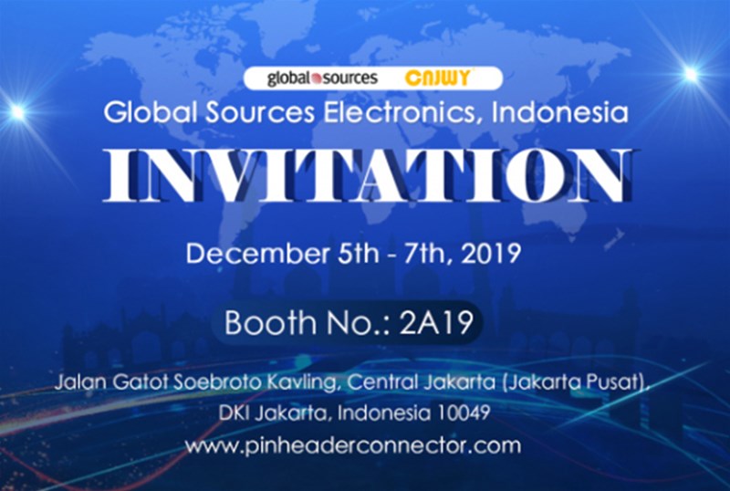 2019年环球资源电子展印尼雅加达会议中心，金维益电子诚邀您的光临